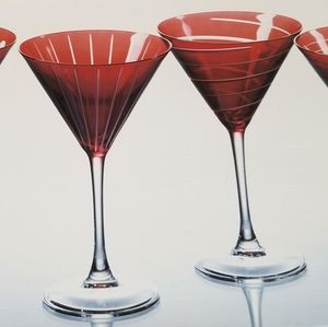 BNIB Mikasa Set of 4 Martini Glasses